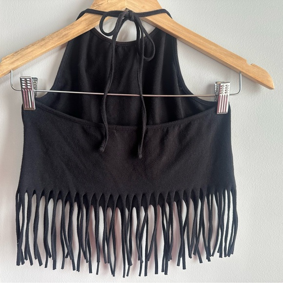Fringe Halter Top - Picture 2 of 4